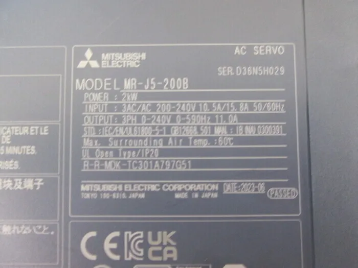 Mitsubishi Electric MR-J5-200B Servo driver Detail Image - ASKINDEX Korea