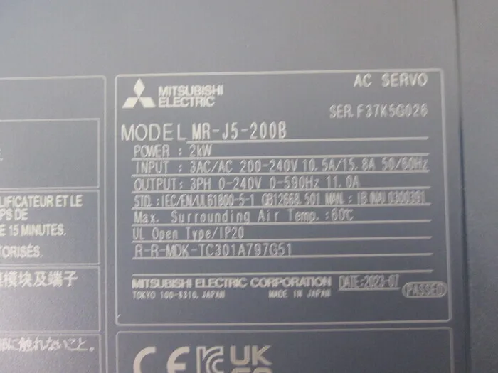 Mitsubishi Electric MR-J5-200B Servo driver Detail Image - ASKINDEX Korea