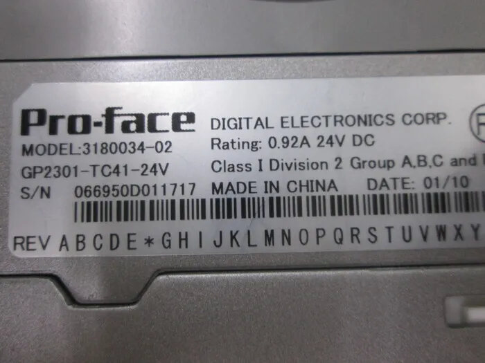 Pro-face GP-2301-TC41-24V（3180034-02) touch panel Detail Image - ASKINDEX Korea