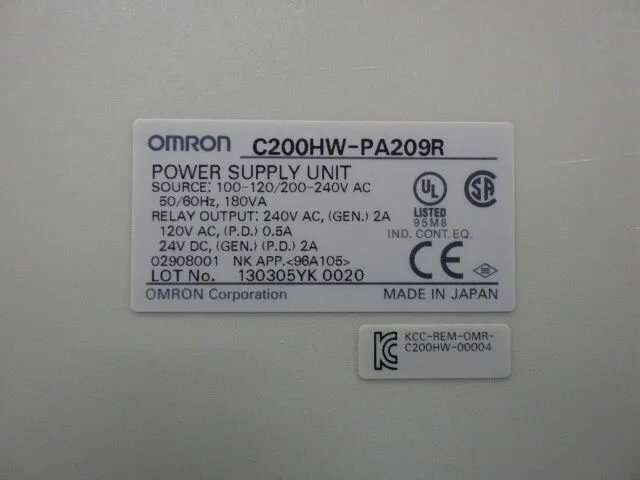 오므론 C200HW-PA209R 시퀀서(전원 유닛) 상세 이미지 - ASKINDEX 코리아