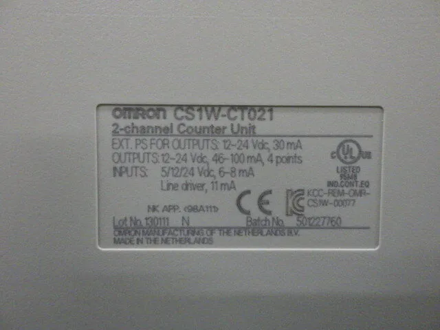 오므론 CS1W-CT021 시퀀서(고속 카운터 유닛) 상세 이미지 - ASKINDEX 코리아