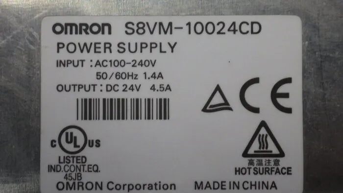 오므론 S8VM-10024CD 직류 전원 공급 장치 상세 이미지 - ASKINDEX 코리아