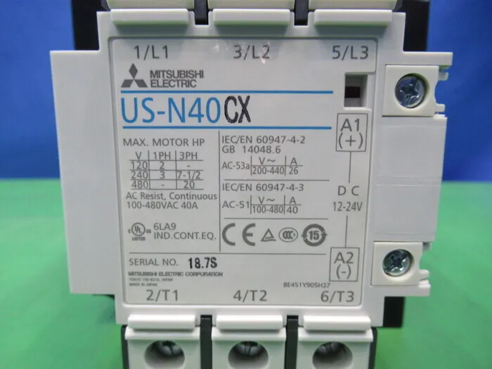 미쓰비시 전기 US-N40CX 전자기 개폐기 상세 이미지 - ASKINDEX 코리아