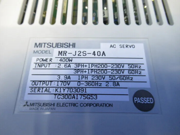 미쓰비시 전기 MR-J2S-40A AC 서보 드라이버 상세 이미지 - ASKINDEX 코리아