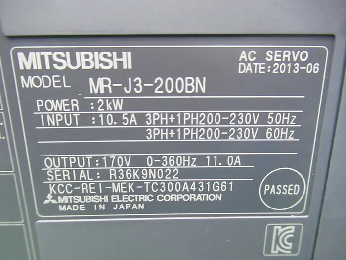 미쓰비시 전기 MR-J3-200BN AC 서보 드라이버 상세 이미지 - ASKINDEX 코리아