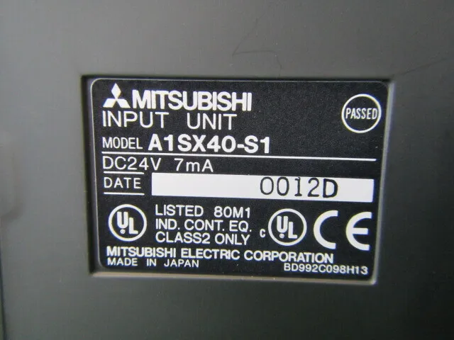 미쓰비시 전기 A1SX40-S1 시퀀서(PLC) 입력 유닛 상세 이미지 - ASKINDEX 코리아