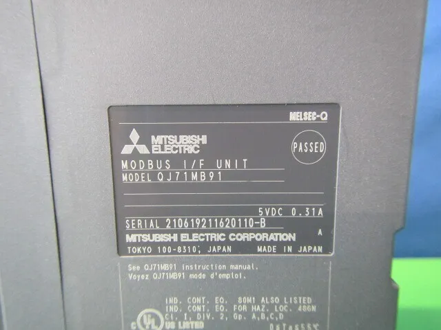 미쓰비시 전기 QJ71MB91 시퀀서(PLC) 인터페이스 유닛 상세 이미지 - ASKINDEX 코리아