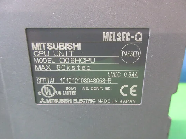 미쓰비시 전기 Q06HCPU 시퀀서 (PLC) CPU 유닛 상세 이미지 - ASKINDEX 코리아