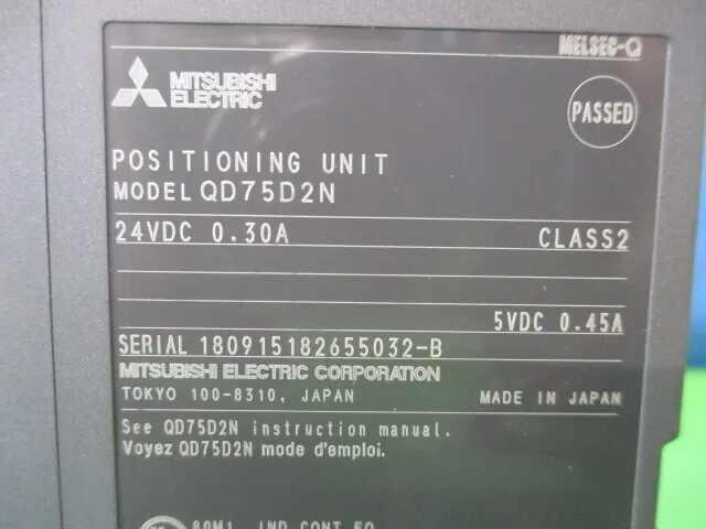 미쓰비시 전기 QD75D2N 시퀀서 (PLC) (위치 결정 유닛) 상세 이미지 - ASKINDEX 코리아
