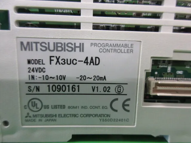 미쓰비시 전기 FX3UC-4AD 시퀀서(PLC) 상세 이미지 - ASKINDEX 코리아