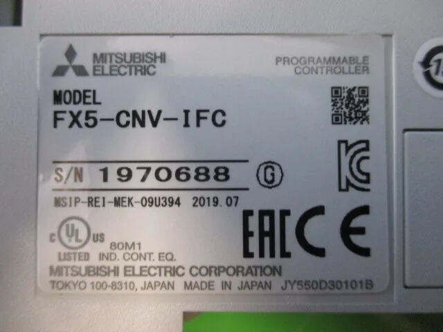 Mitsubishi Electric FX5-CNV-IFC PLC (Programmable Logic Controller) Detail Image - ASKINDEX Korea