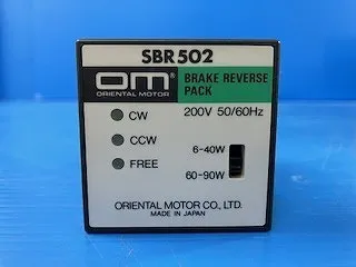 Oriental Motor SBR502 Brake Reverse Pack Detail Image - ASKINDEX Korea