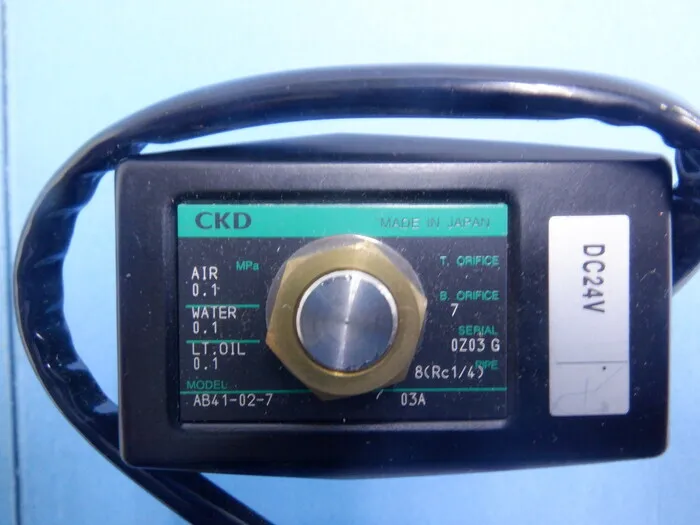 CKD AB41-02-7-03A-DC24V Solenoid valve Detail Image - ASKINDEX Korea