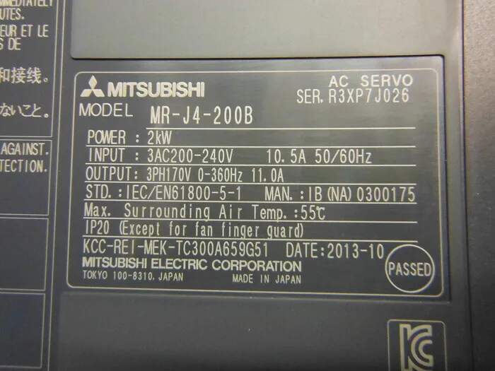 미쓰비시 전기 MR-J4-200B 서보 드라이버 상세 이미지 - ASKINDEX 코리아