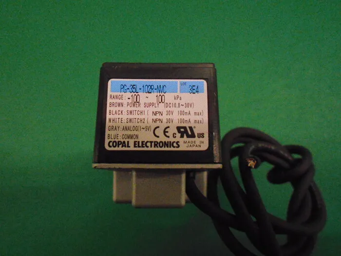 Nidec Copal Electronics PG-35L-102R-NVC pressure gauge Detail Image - ASKINDEX Korea