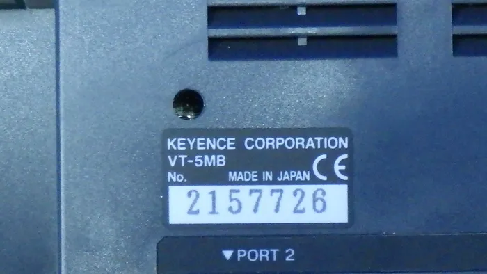 Keyence VT-5MB Touch panel Detail Image - ASKINDEX Korea
