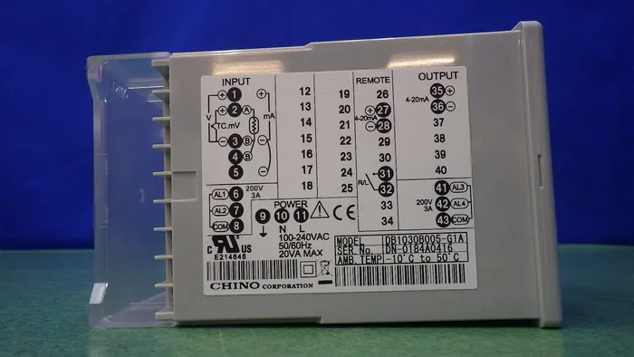 Chino DB1030B005-G1A Temperature controller Detail Image - ASKINDEX Korea