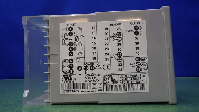 Chino DB1030B005-G1A Temperature controller Detail Image - ASKINDEX Korea
