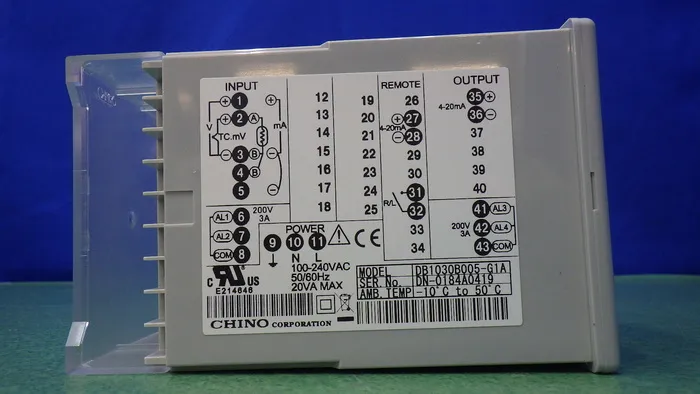 Chino DB1030B005-G1A Temperature controller Detail Image - ASKINDEX Korea
