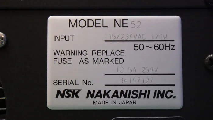 Nakanishi ASTRO-E400 NE52 Brushless motor controller Detail Image - ASKINDEX Korea