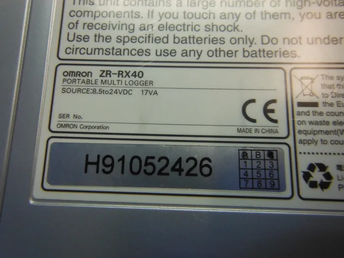 Omron ZR-RX40 Data logger Detail Image - ASKINDEX Korea