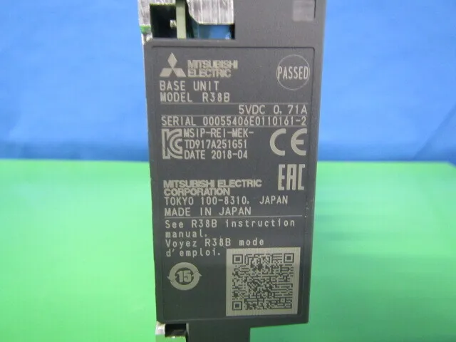 Mitsubishi Electric R38B PLC (Programmable Logic Controller) Base Unit Detail Image - ASKINDEX Korea