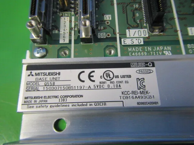Mitsubishi Electric Q55B PLC (Programmable Logic Controller) Base Unit Detail Image - ASKINDEX Korea