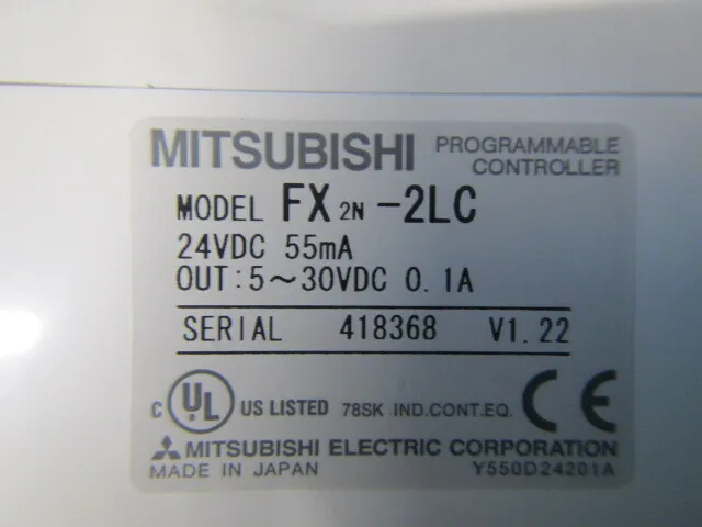 미쓰비시 전기 FX2N-2LC 시퀀서(PLC) 상세 이미지 - ASKINDEX 코리아