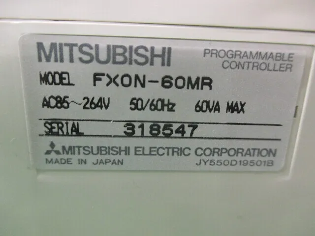 미쓰비시 전기 FX0N-60MR 시퀀서(PLC 유닛) 상세 이미지 - ASKINDEX 코리아
