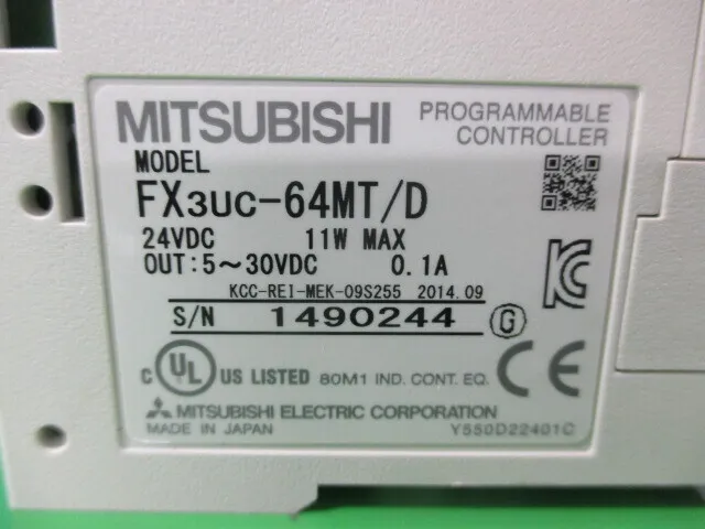 미쓰비시 전기 FX3UC-64MT/D 시퀀서(PLC 유닛) 상세 이미지 - ASKINDEX 코리아