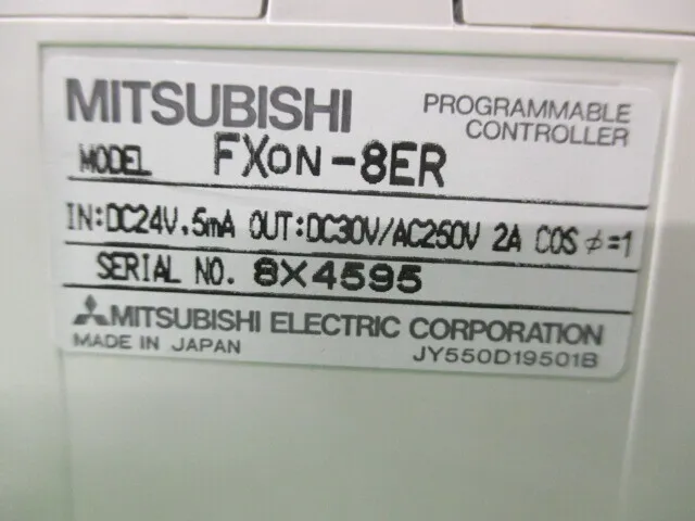 미쓰비시 전기 FX0N-8ER 시퀀서(PLC 유닛) 상세 이미지 - ASKINDEX 코리아