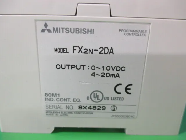 미쓰비시 전기 FX2N-2DA 시퀀서(PLC 유닛) 상세 이미지 - ASKINDEX 코리아