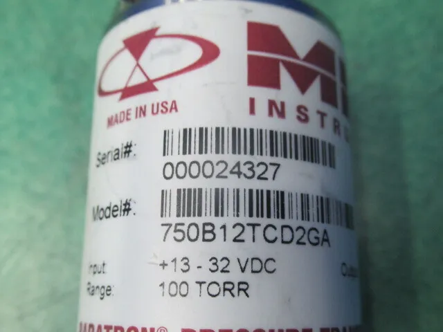 MKS 750B12TCD2GA Vacuum gauge (Balatron) Detail Image - ASKINDEX Korea