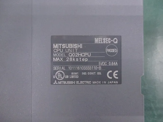Mitsubishi Electric Q02HCPU Sequencer (CPU unit) Detail Image - ASKINDEX Korea