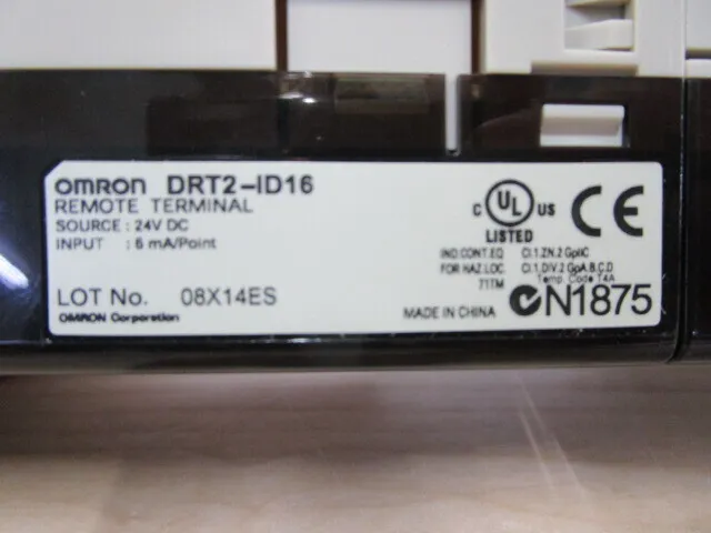 Omron DRT12-ID16 I/O Terminal Detail Image - ASKINDEX Korea
