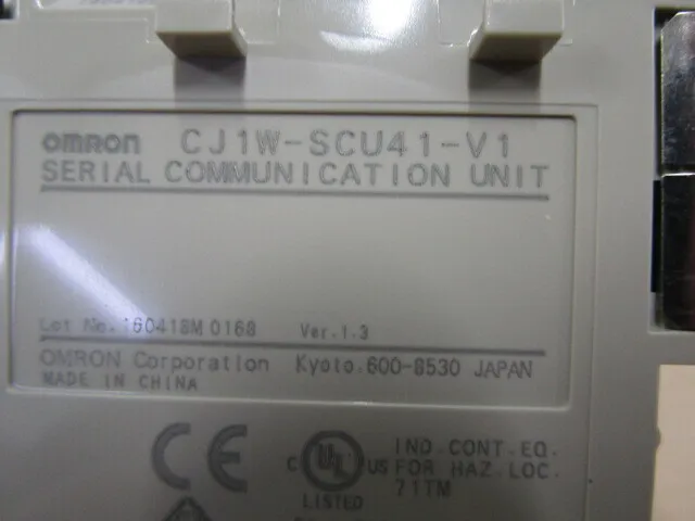 Omron CJ1W-SCU41-V1 Sequencer (Serial Communication Unit) Detail Image - ASKINDEX Korea