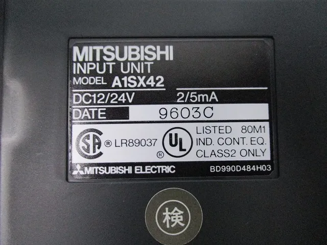 Mitsubishi Electric A1SX42 Sequencer (64 input units) Detail Image - ASKINDEX Korea