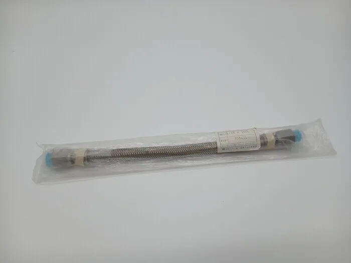 오사카 라센관공업 1/4B×300L 메쉬 호스 연결관