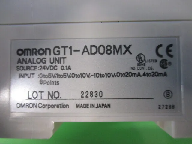오므론 GT1-AD08MX 시퀀서(PLC) 아날로그 유닛 상세 이미지 - ASKINDEX 코리아