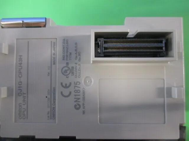오므론 CJ1G-CPU43H 시퀀서 (PLC) CPU 유닛 상세 이미지 - ASKINDEX 코리아