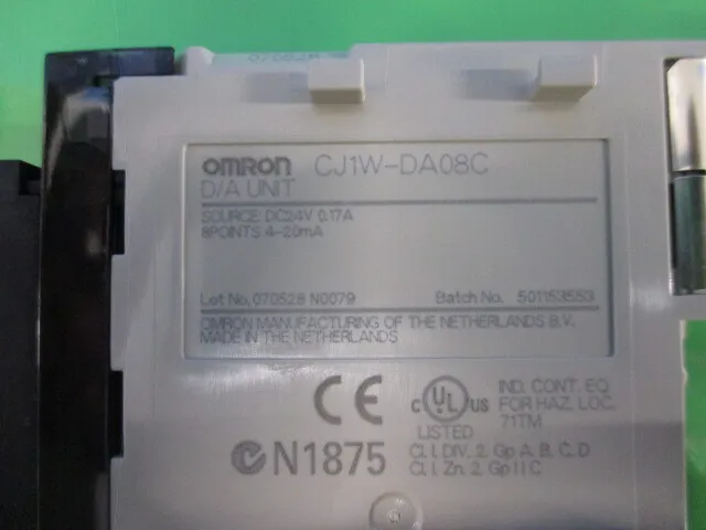Omron CJ1W-DA08C Sequencer (PLC) output unit Detail Image - ASKINDEX Korea