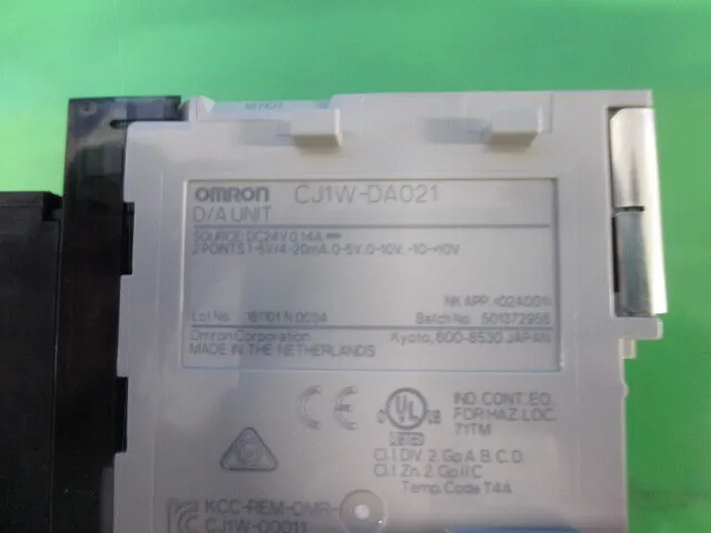 Omron CJ1W-DA021 Sequencer (PLC) Analog Output Unit Detail Image - ASKINDEX Korea