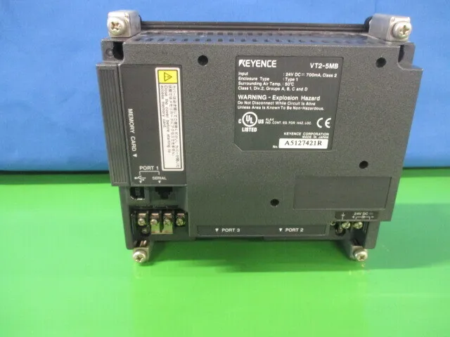 Keyence VT2-5MB 터치 패널 상세 이미지 - ASKINDEX 코리아