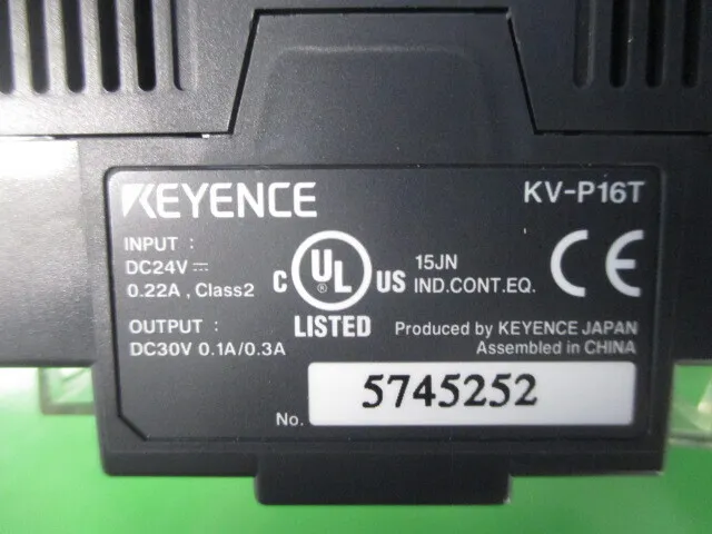 Keyence KV-P16T PLC(패널 설치) 상세 이미지 - ASKINDEX 코리아