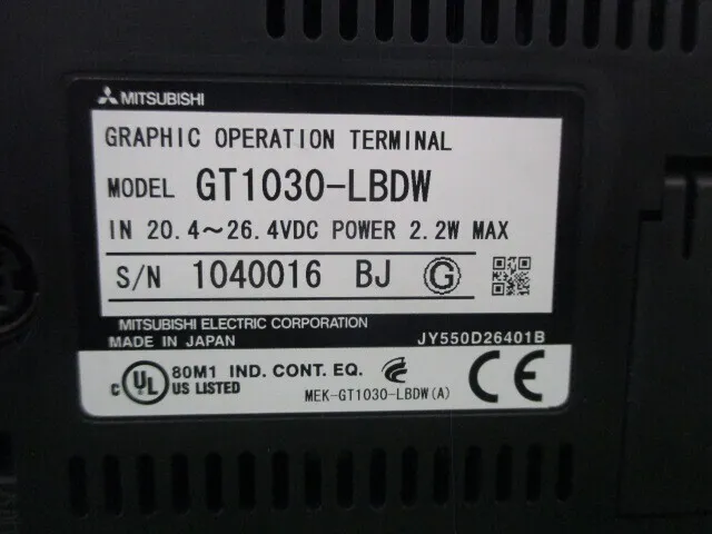 Mitsubishi Electric GT1030-LBDW Touch panel Detail Image - ASKINDEX Korea