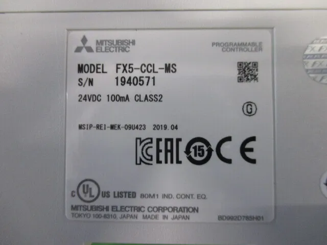 Mitsubishi Electric FX5-CCL-MS CC-Link Programmable Logic Controller (PLC) Detail Image - ASKINDEX Korea