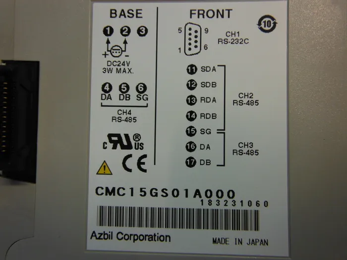 Azbil CMC15G Communication controller Detail Image - ASKINDEX Korea