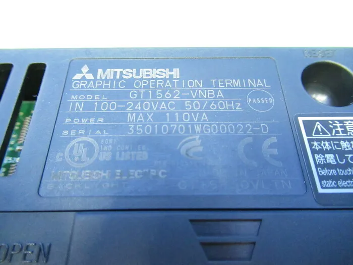 Mitsubishi Electric GT1562-VNBA Touch panel Detail Image - ASKINDEX Korea