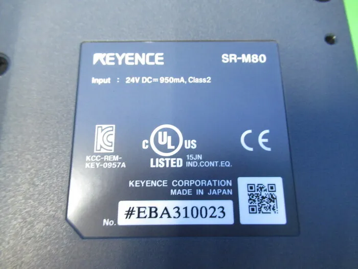 Keyence SR-M80 터치 패널 상세 이미지 - ASKINDEX 코리아