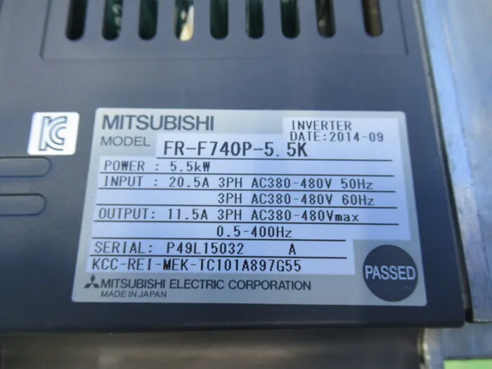 Mitsubishi Electric FR-F720P-5.5K inverter Detail Image - ASKINDEX Korea